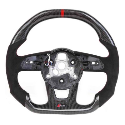 Vicrez Carbon Fiber OEM Steering Wheel vz102565 - V2 | Audi A3 | A4 | A5 | S3 | RS3 | S4 | RS4 | S5 | RS5 S-Line 2017-2022