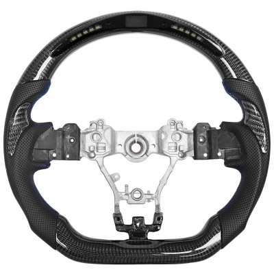 Vicrez Carbon Fiber Steering Wheel +LED Dash Display vz101280 | Subaru WRX/STI 2015-2021