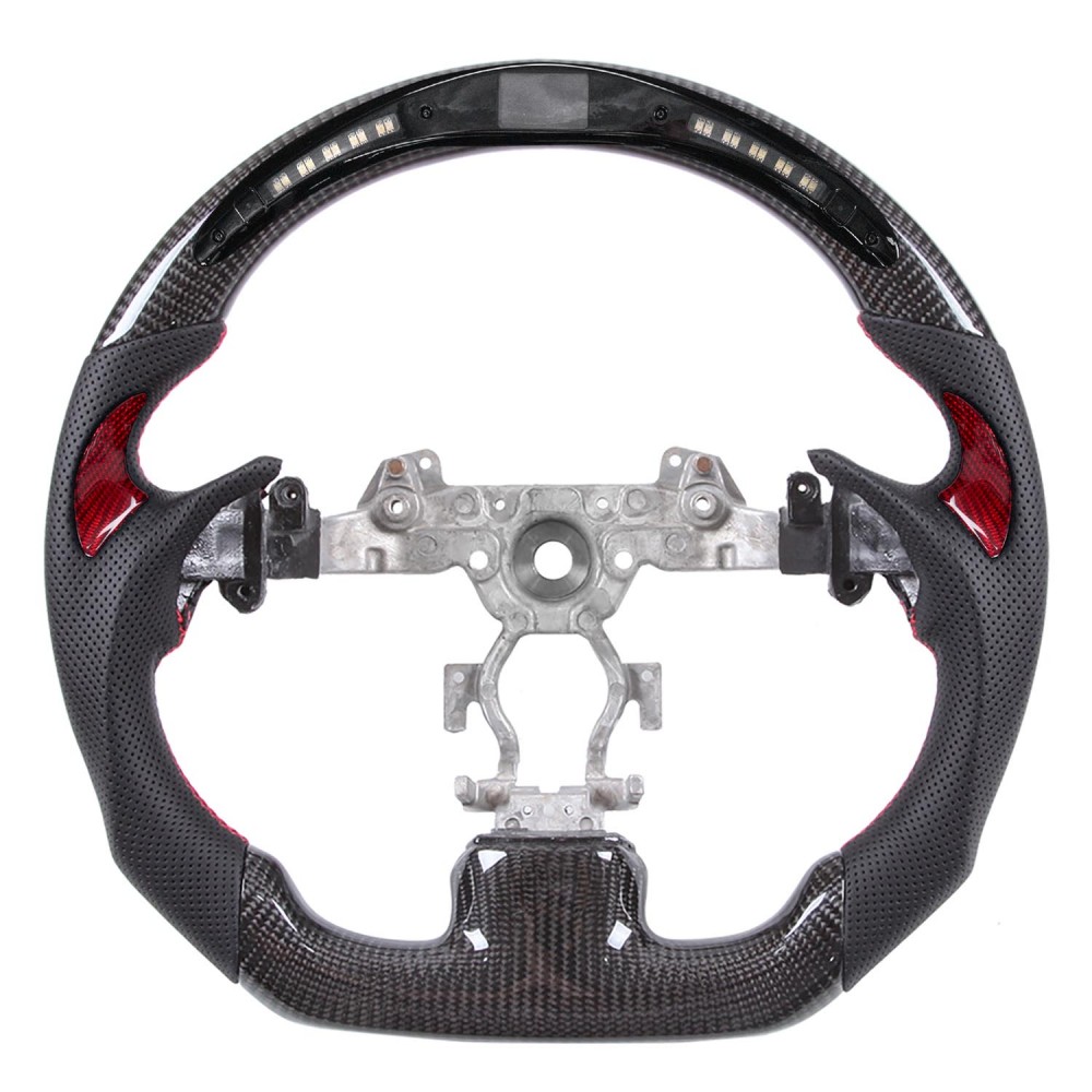 Vicrez Carbon Fiber Steering Wheel + LED Dash vz104874 | Infiniti G25 2011-2017