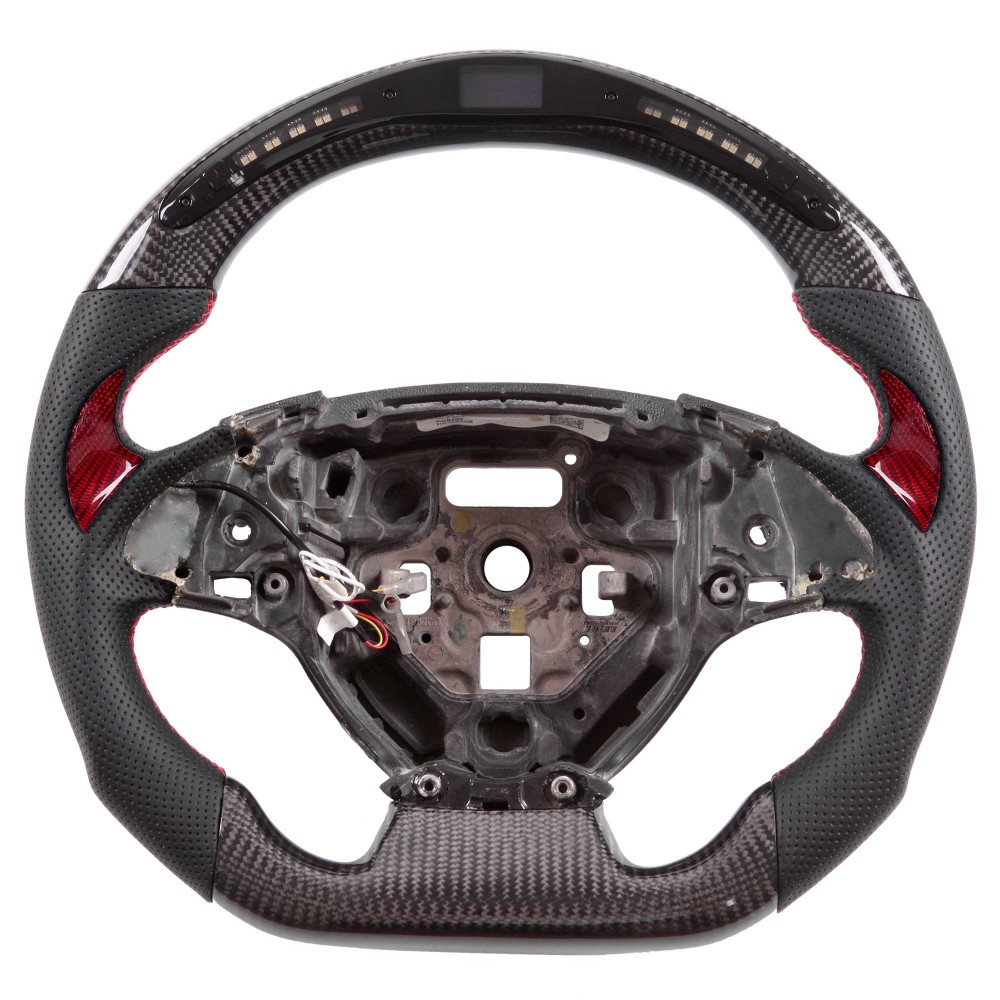 Vicrez Carbon Fiber Steering Wheel +LED Dash vz102113-DL | Chevrolet Corvette C7 2014-2019