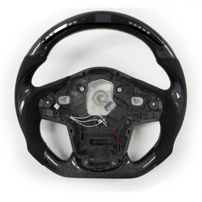 Vicrez Carbon Fiber Steering Wheel +LED Dash vz102206 | Toyota Supra A90 MKV 2020-2021