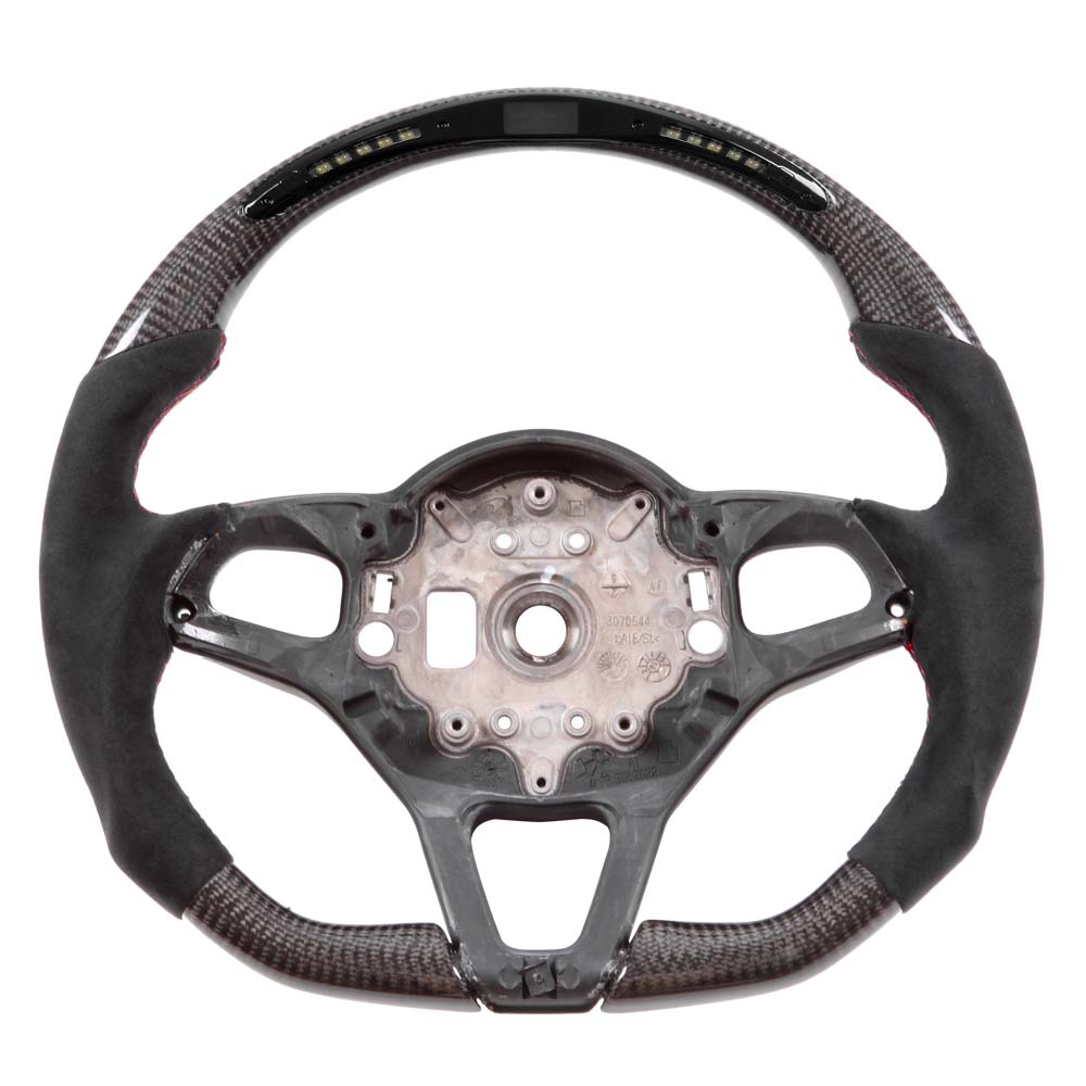 Vicrez Carbon Fiber Steering Wheel +LED Dash vz102214 | McLaren 540C | 570S | 570GT | 12C | 650S | 675LT