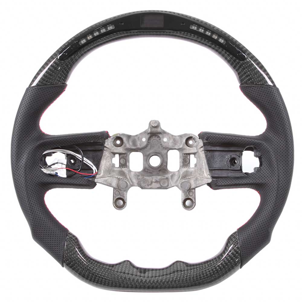 Vicrez Carbon Fiber Steering Wheel + LED Dash vz104959 | Jeep Wrangler JL 2019-2021
