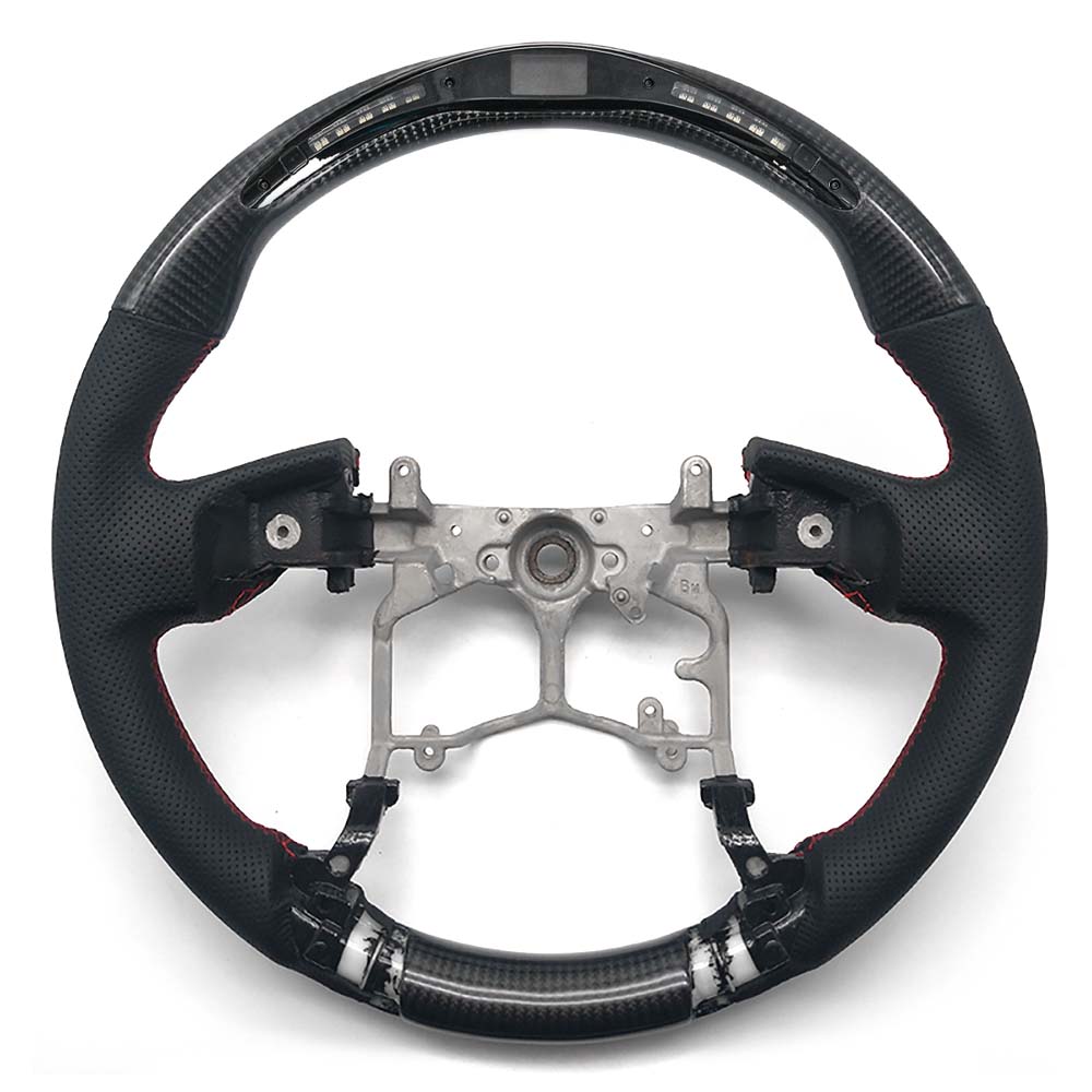 Vicrez Carbon Fiber Steering Wheel + LED Dash vz104967 | Toyota Tacoma 2013-2021