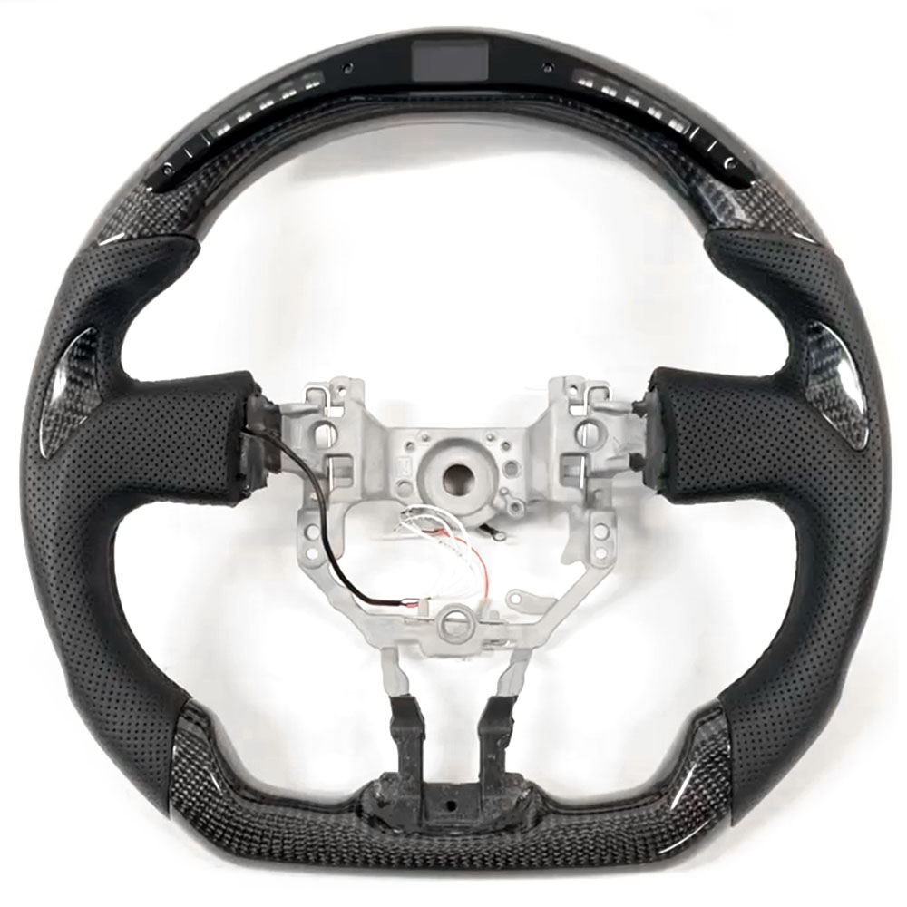 Vicrez Carbon Fiber Steering Wheel + LED Dash vz105045 | Scion FRS 2013-2016