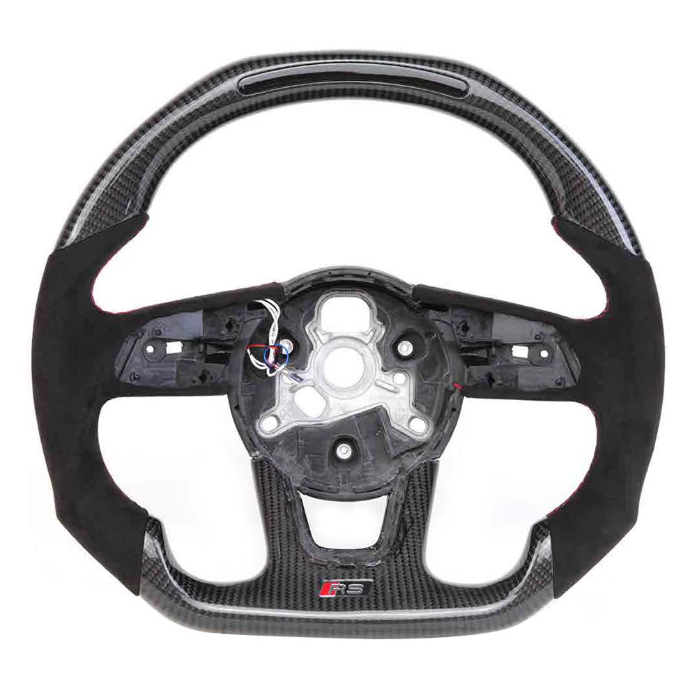 Vicrez Carbon Fiber Steering Wheel + LED vz105119 - V2 | Audi S4 2017-2022