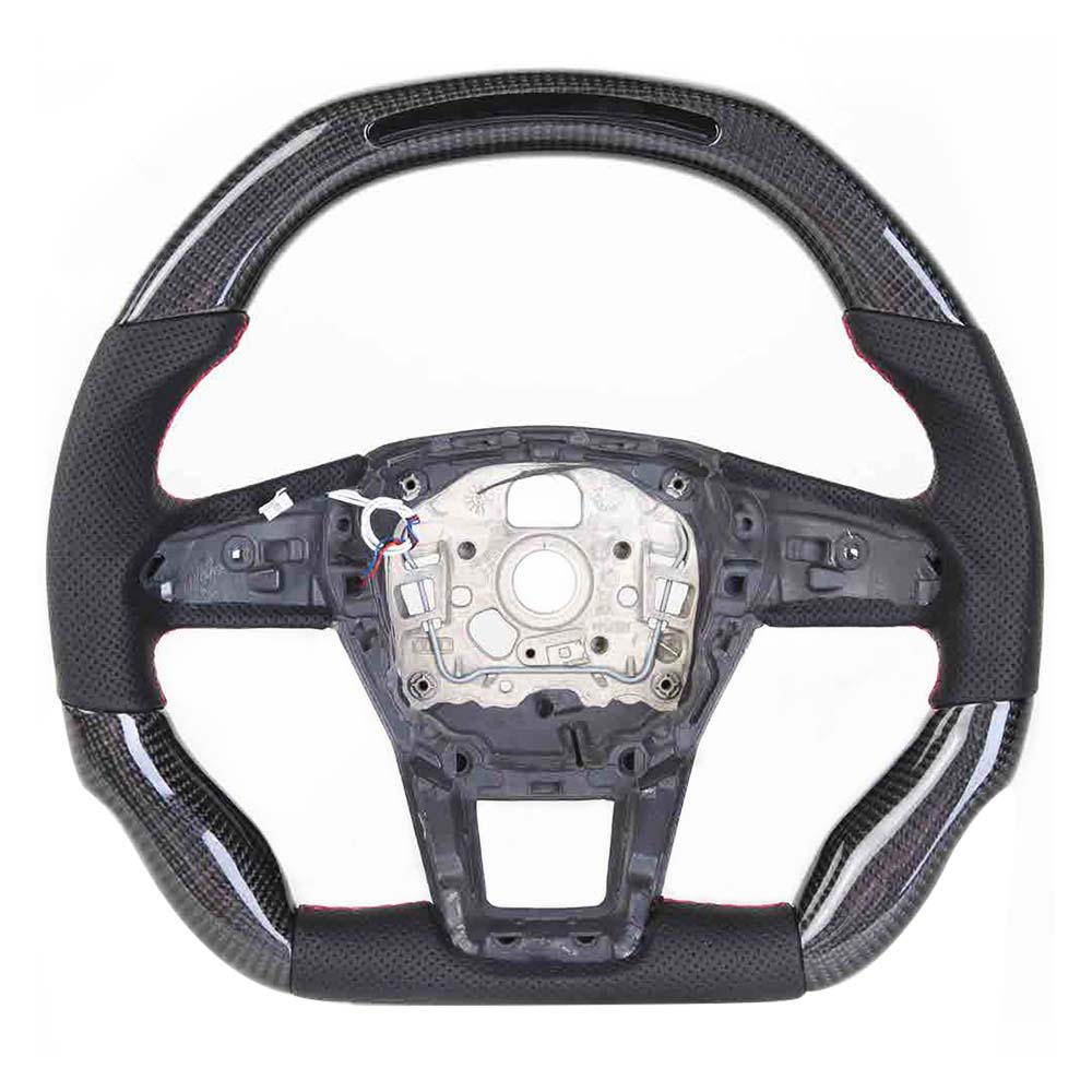 Vicrez Carbon Fiber Steering Wheel + LED vz105131 | Audi S6 2019-2022