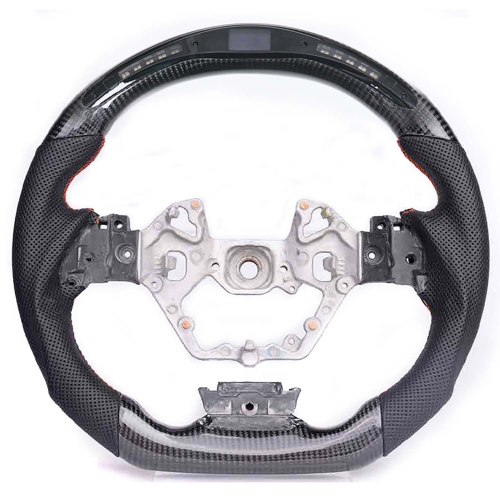 Vicrez Carbon Fiber Steering Wheel+ LED vz102548 | Toyota CHR 2017-2022