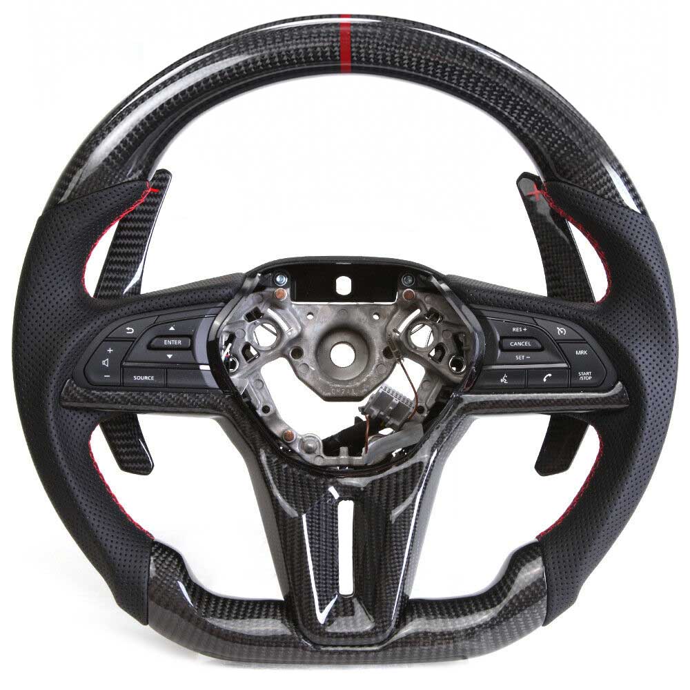 Vicrez Carbon Fiber OEM Steering Wheel vz105014 | Infiniti Q60 2018-2021
