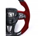 Vicrez Carbon Fiber Steering Wheel +LED Dash Display vz101787 | Ford Mustang 2015-2020