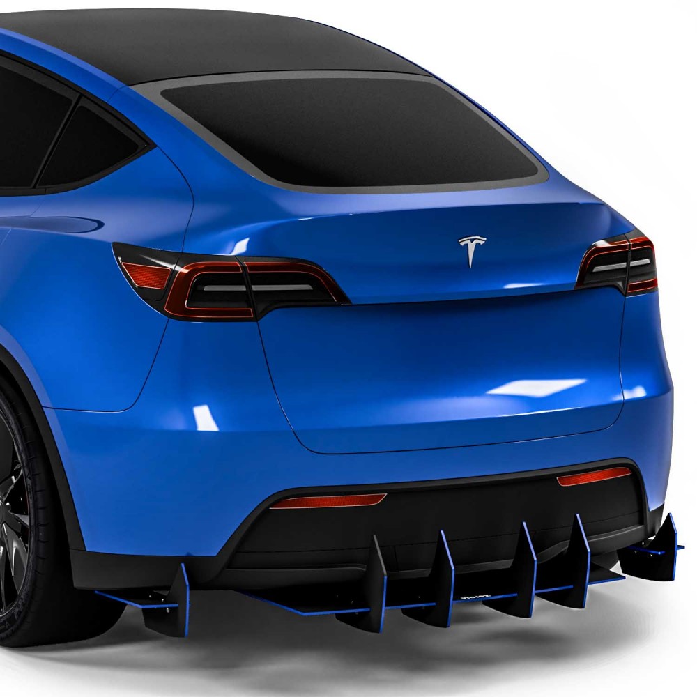 Vicrez Centa VR2 Rear Diffuser vz102390 | Tesla Model Y 2020-2023