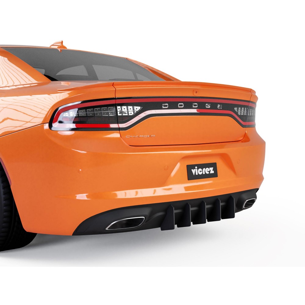 Vicrez Genali Rear Diffuser Add-on vz101402 | Dodge Charger 2015-2023