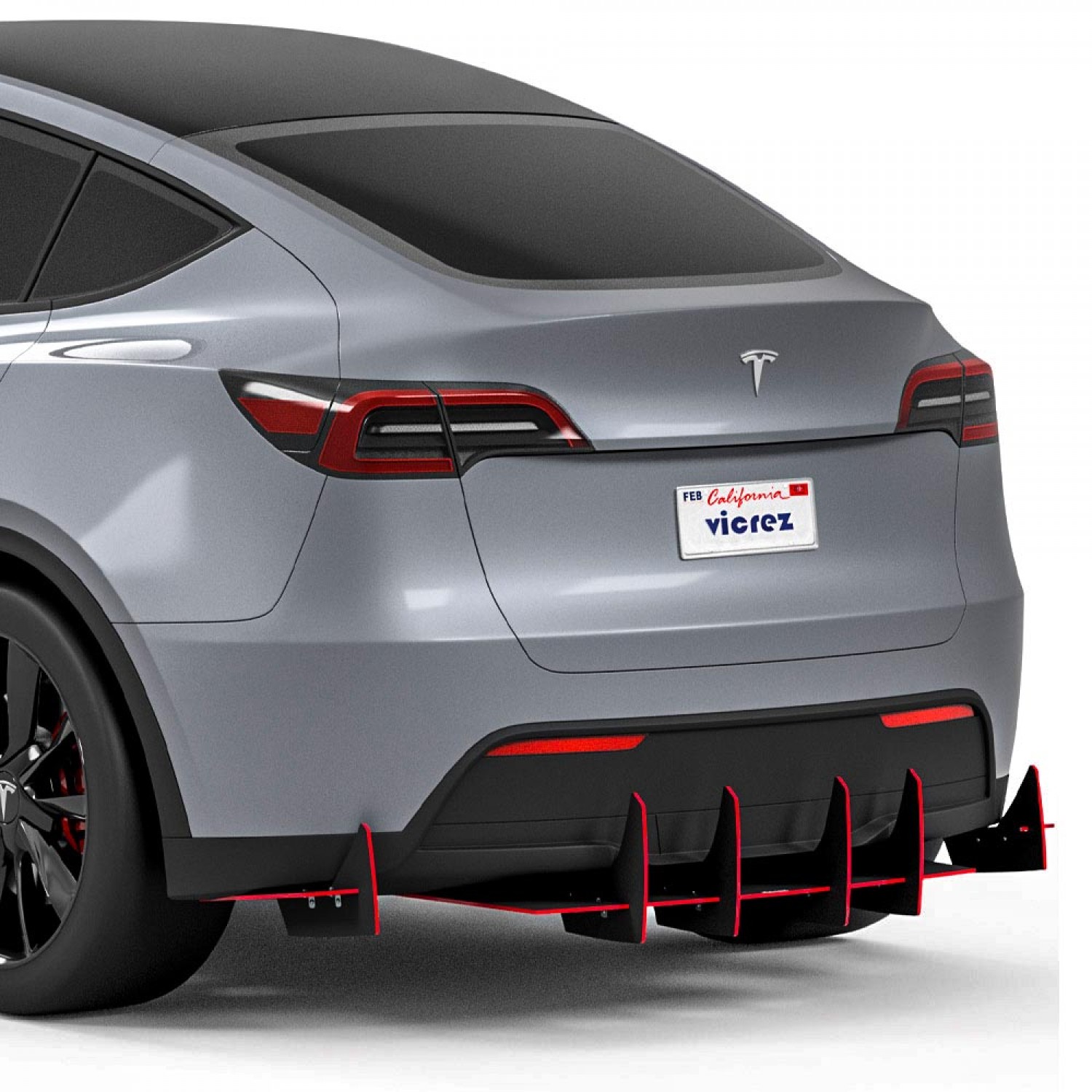 Ascension Rear Bumper and Diffuser System for Tesla Model 3