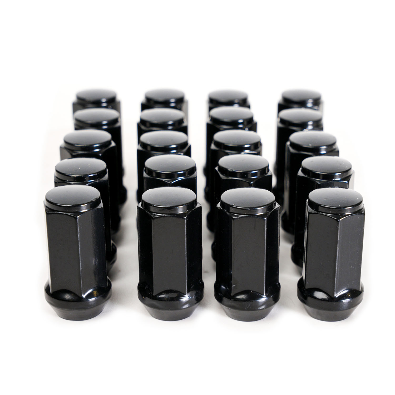 thumbnail image 2 of WheelPartsDirect Black Wheel Nuts & Locks Kit – 14x1.5, 20 Pieces (16+4 Locks) – Chrysler 300C Mk1 2005-2010 2 of 5