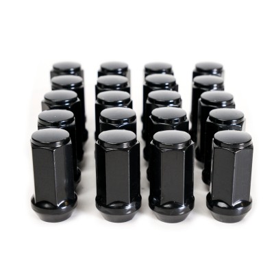 Vicrez Black Lug Nuts Kit - 14mm x 1.5 - Set of 20 vzn122147 | Dodge Durango 2011-2023