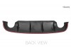 Vicrez VZ Style Carbon Fiber Rear Diffuser vz100444| Infiniti Q50 2014-2017