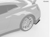 Vicrez LV Rear Bumper Side Splitters vz101670 | Nissan GTR R35 2007-2019