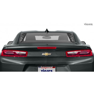 Vicrez LV Rear & Quarter Window Louvers vz101698 | Chevrolet Camaro 2016-2019