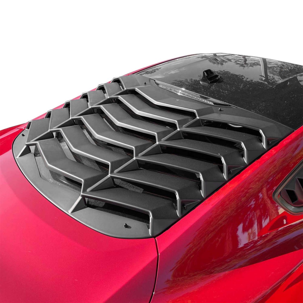 Vicrez LV Style Rear Window Louvers vz101685 | Ford Mustang 2015-2021