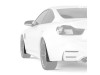 Vicrez Mud Flaps Front and Rear vz101807 | BMW M4 F82 F83/M3 F80 2014-2020
