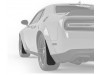 Vicrez Mud Flaps Front and Rear vz101504 | Dodge Challenger Widebody 2008-2023