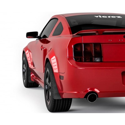 Vicrez Mud Flaps Front & Rear Set vz101585 | Ford Mustang 2005-2009