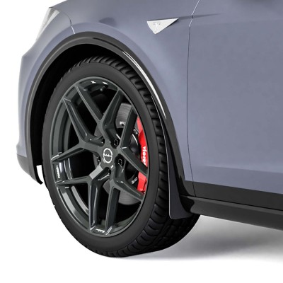 Vicrez Mud Flaps Front Set vz101805 | Tesla Model X 2015-2020