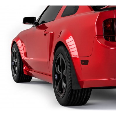 Vicrez Mud Flaps Rear vz101587 | Ford Mustang 2005-2009