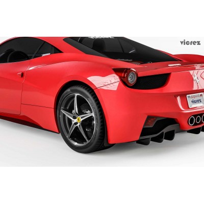 Vicrez Mud Flaps Rear vz101659 | Ferrari 458 2009-2015