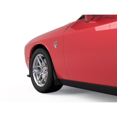 Vicrez Mud Flaps vz101098 for 2015-2021 Dodge Challenger SRT Hellcat Front & Rear Set