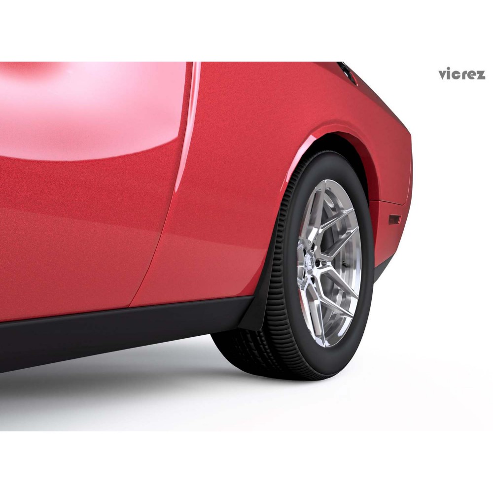 Vicrez Mud Flaps Rear vz101097 | Dodge Challenger SRT Hellcat 2015-2023