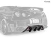 Vicrez V3R Carbon Fiber Rear Diffuser vz101034 | Nissan GTR R35 2009-2011