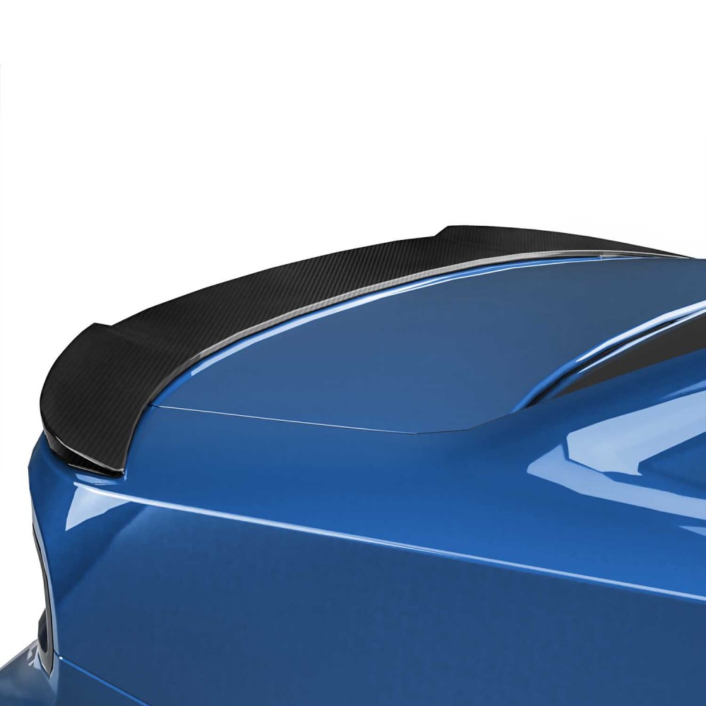 Vicrez Gloss Carbon Fiber SRT Style Rear Wing Spoiler vz101485 | Dodge Charger 2015-2023