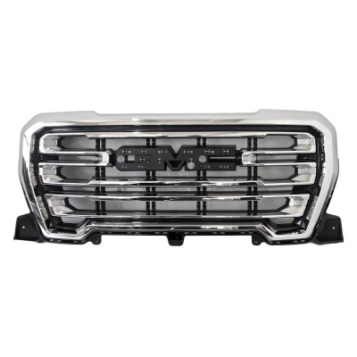 Vicrez Replacement Front Grille, Bright Chrome vz104569 for GMC Sierra 2019-2022