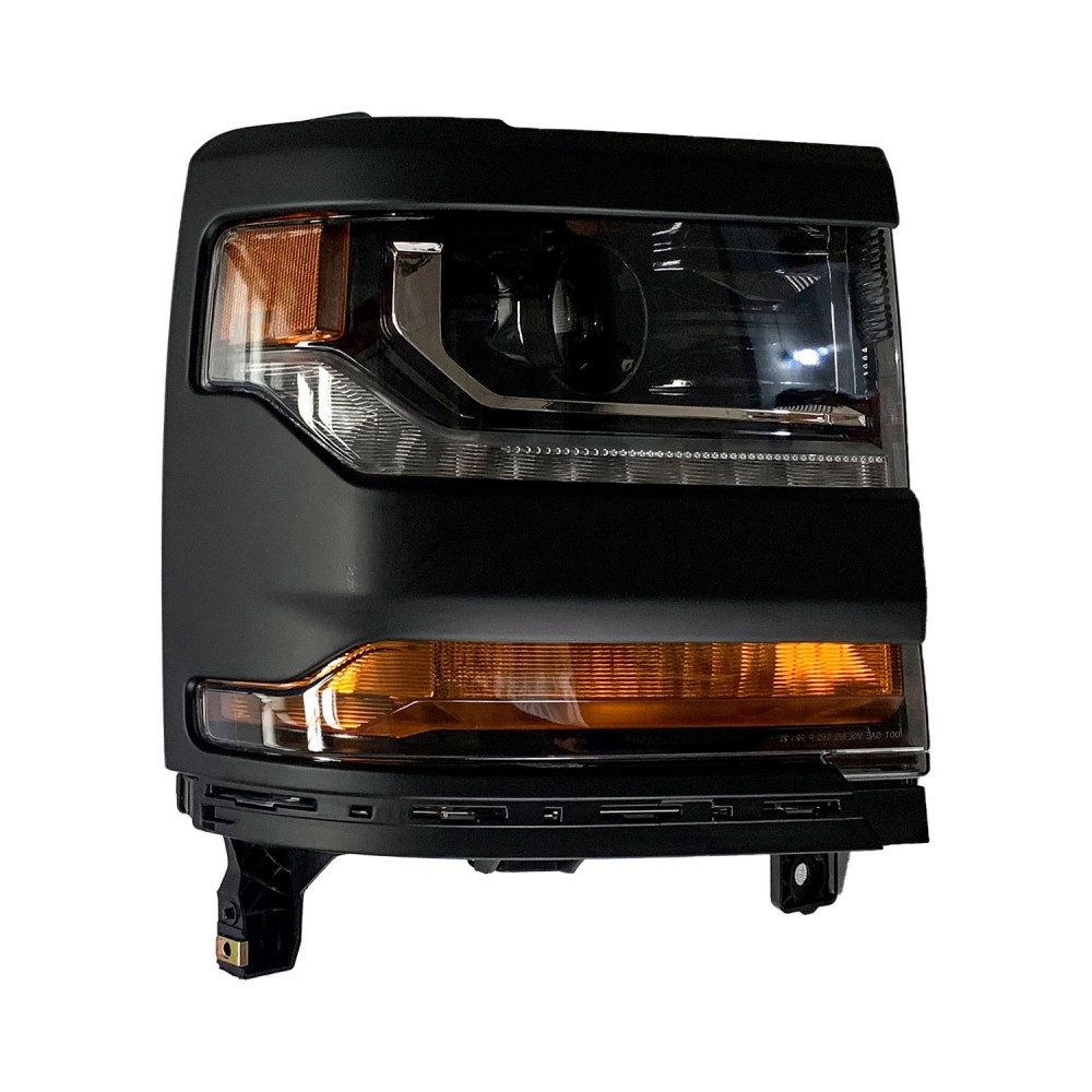 Vicrez Replacement Headlamp Kit, Passenger Side vz104450 for Chevrolet Silverado 2016-2018