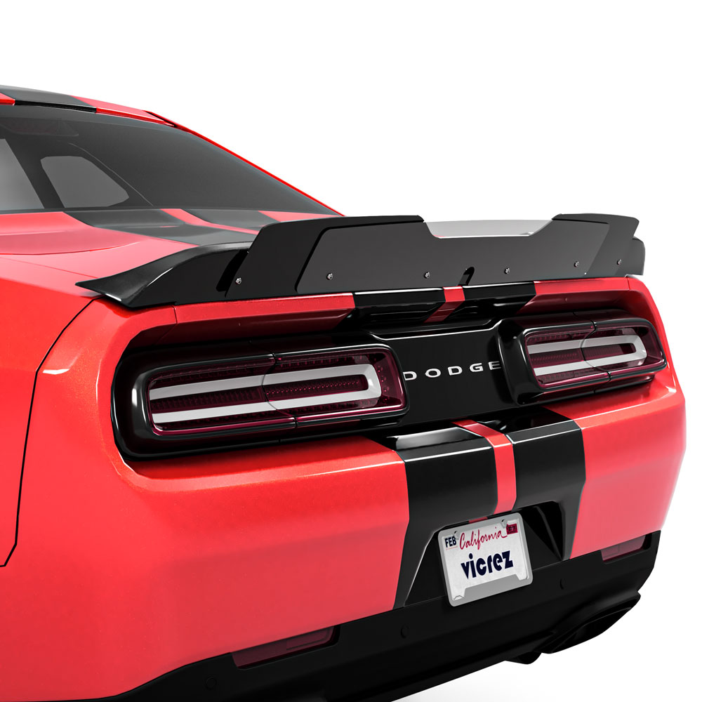 Vicrez V1R Wicker Bill Add-On vz102244 | Dodge Challenger 2015-2023