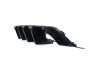 Vicrez V3R Gloss Honeycomb Weave Carbon Fiber Rear Diffuser vz102535-HCF | Dodge Charger Widebody 2020-2023