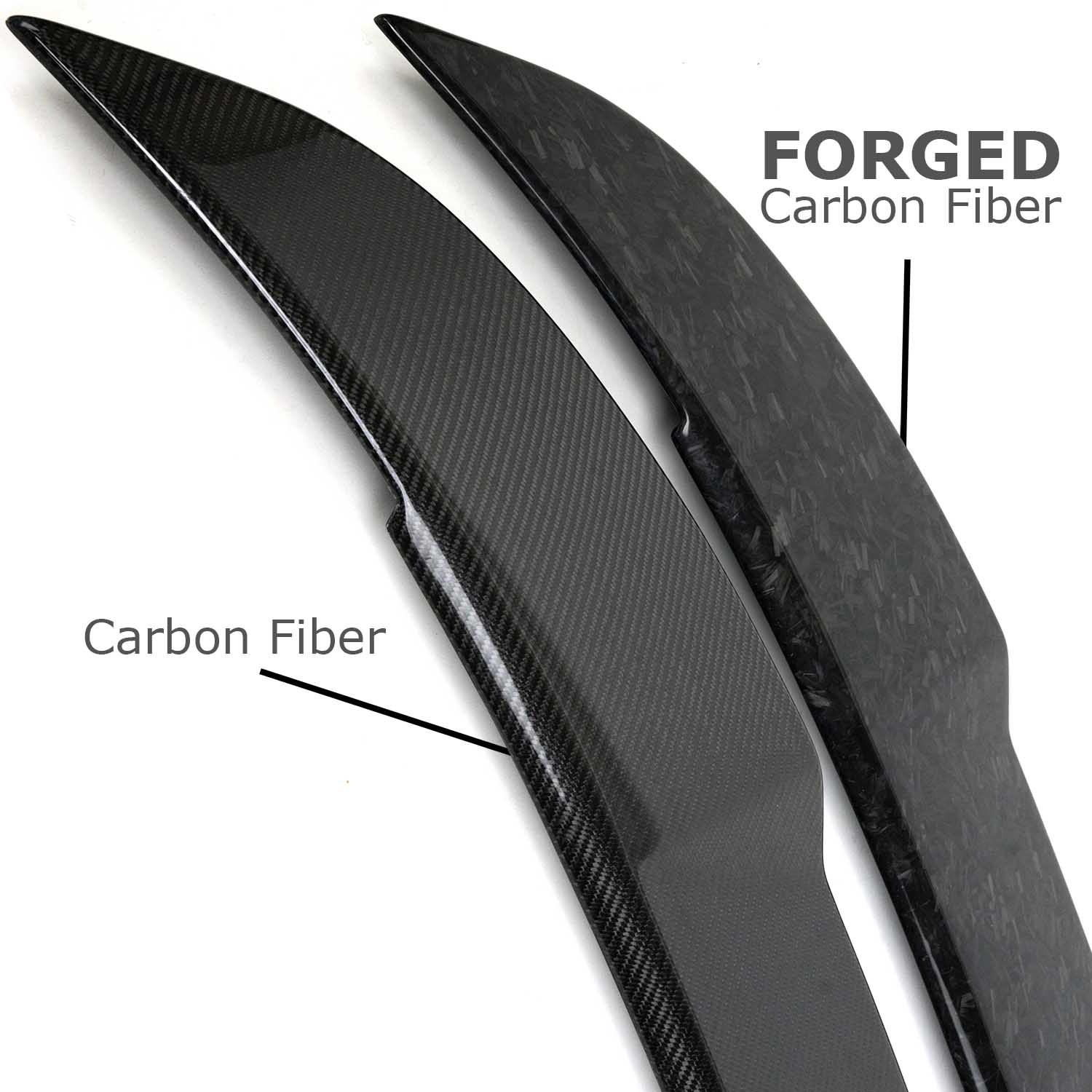 Vicrez Gloss Carbon Fiber SRT Style Rear Wing Spoiler vz101485 | Dodge ...
