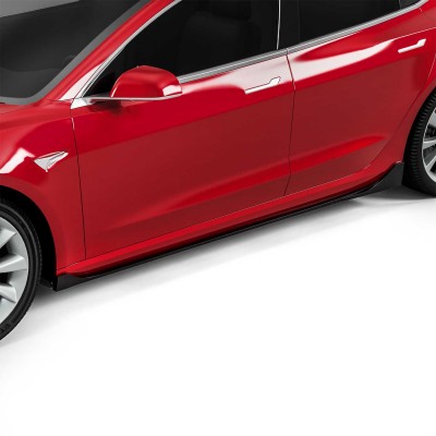 Vicrez V3R Style Side Skirts vz102328 | Tesla Model 3 2016-2021