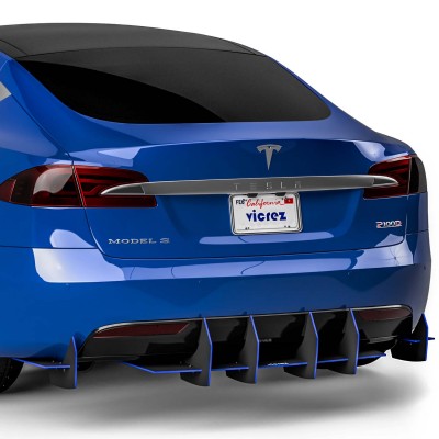 Vicrez Centa VR2 Rear Diffuser vz102387 | Tesla Model S 2015-2021