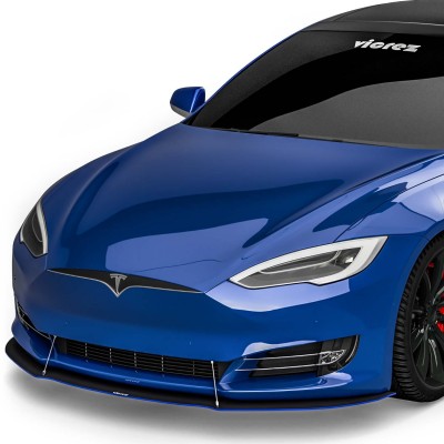 Vicrez VR1 Front Splitter vz102385 | Tesla Model S 2015-2021