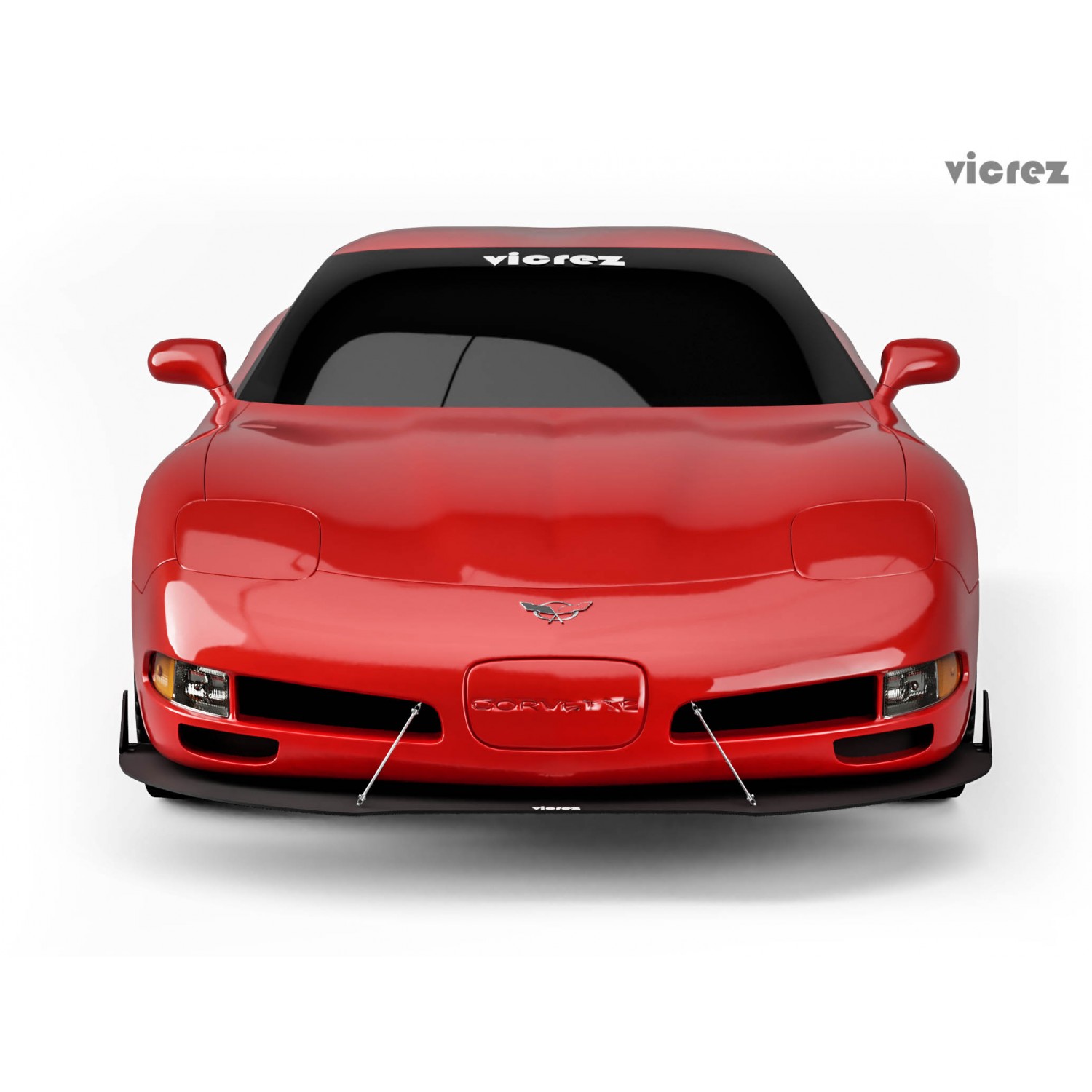 thumbnail image 2 of Front Bumper Cover For 1997-2004 Chevrolet Corvette – Unpainted Primed PP Plastic – Replaces 101-00154 2 of 4