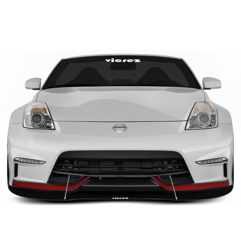 Vicrez VZ Front Bumper Lip Splitter vz101775 | Nissan 350z & 370z Nismo