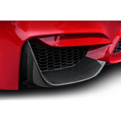 Vicrez VZ1 Carbon Fiber Front Bumper Lip Splitters vz100414 | BMW M3 F80 / M4 F82 F83 2015-2019