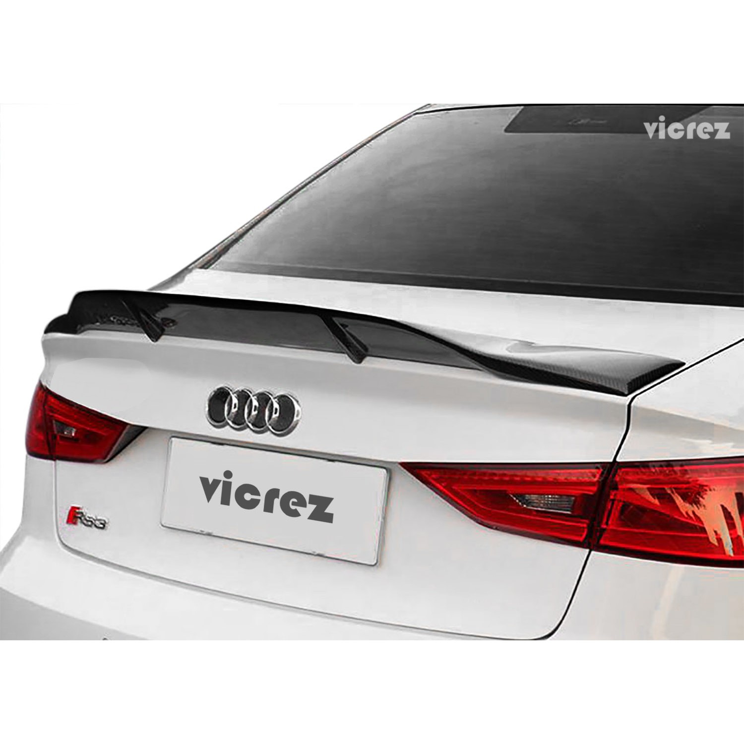 Vicrez Audi A3 S3 RS3 2014-2018 Carbon Fiber Side Mirror Cover vz100705