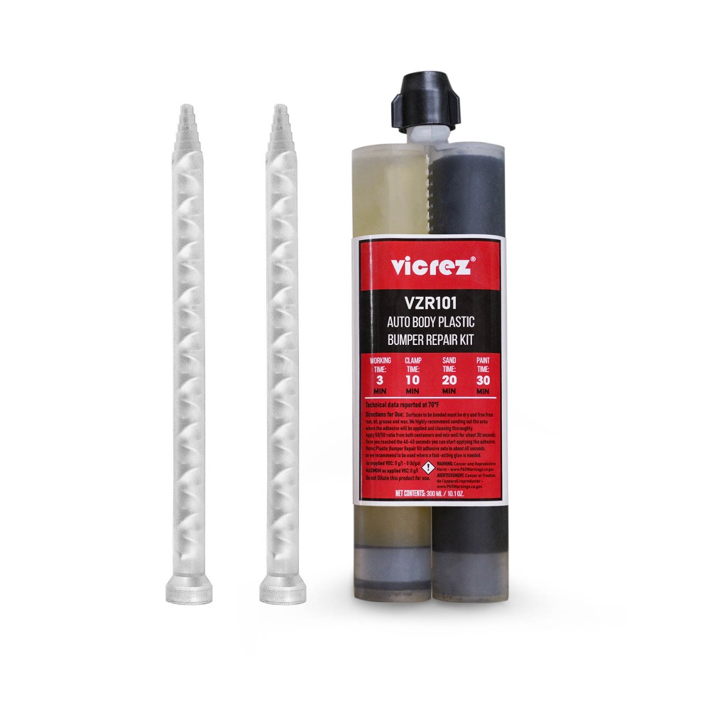 Vicrez vzr101 Auto Body Plastic Bumper Repair Kit 10.1 oz/ 300 ml