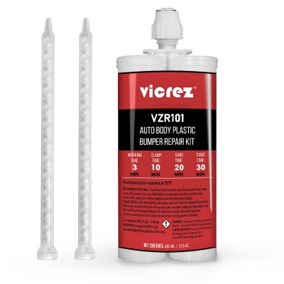 Vicrez vzr101 Auto Body Plastic Bumper Repair Kit 13.5 oz/ 400 ml