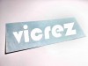 Vicrez White Vinyl Decal Sticker vz100335