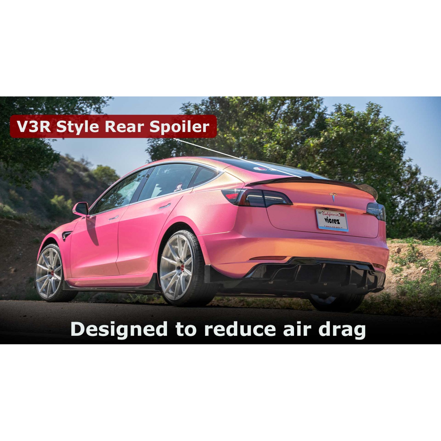 Vicrez V3R Style Rear Diffuser vz102329