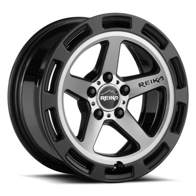 Reika Teton R20 Gloss Black Machine Face Wheel 15" x 7" | Subaru Crosstrek 2018-2024